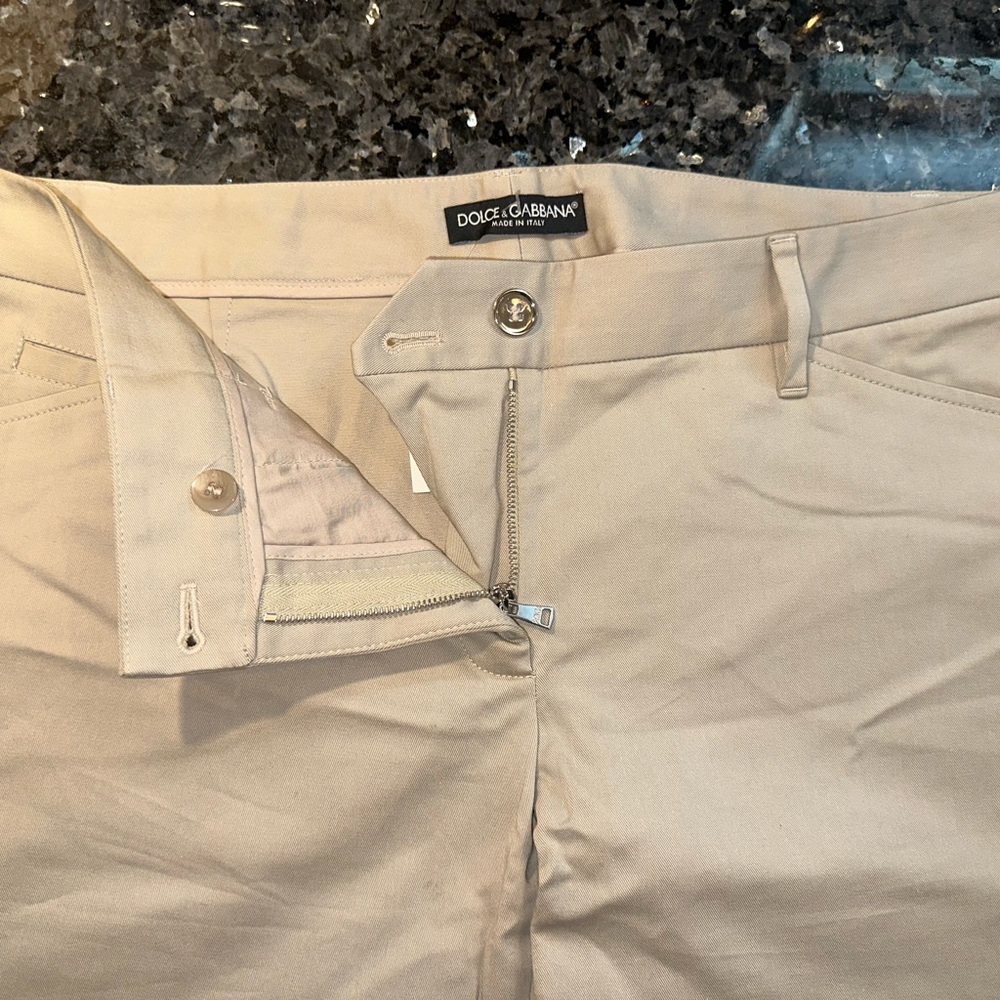 Dolce & Gabbana Women’s Khaki Dress Pants